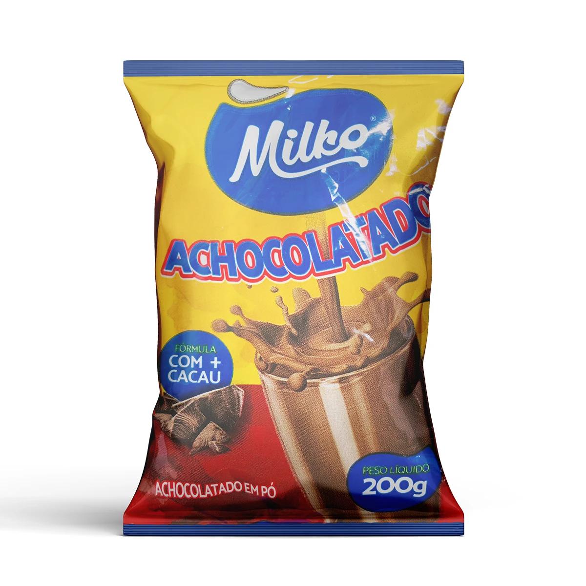 Pack Biscoito Lanchinho Recheio Chocolate Bauducco Recheadinho Caixa 500g